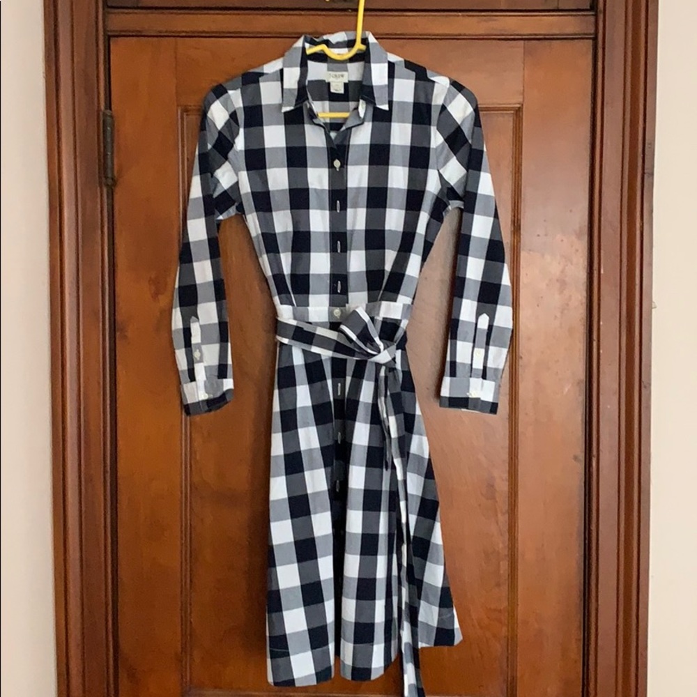 Plaid Shirtdress